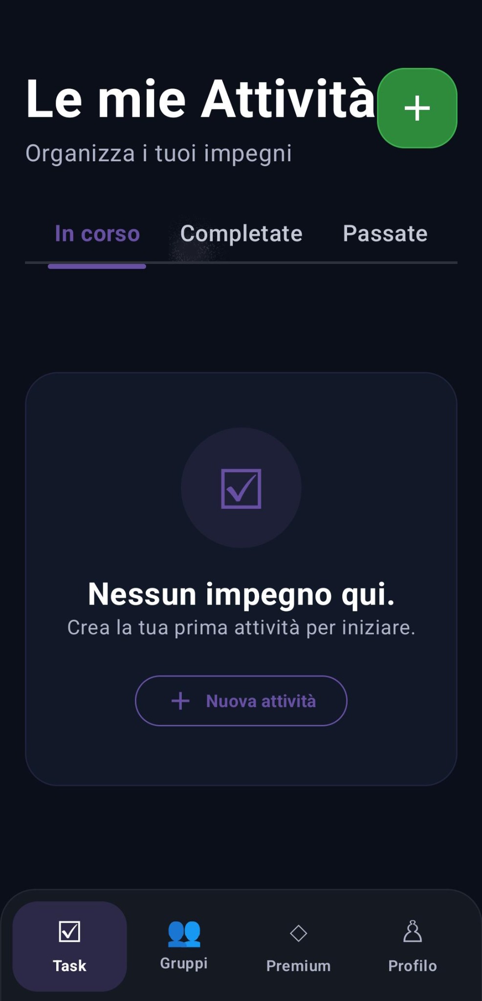 Schermata attività QuickDo